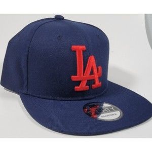 Los Angeles Dodgers New Era Adjustable Snapback Hat Blue / Red MLB Baseball Cap